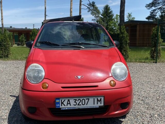 Красный Дэу Матиз, объемом двигателя 0.8 л и пробегом 255 тыс. км за 1450 $, фото 1 на Automoto.ua