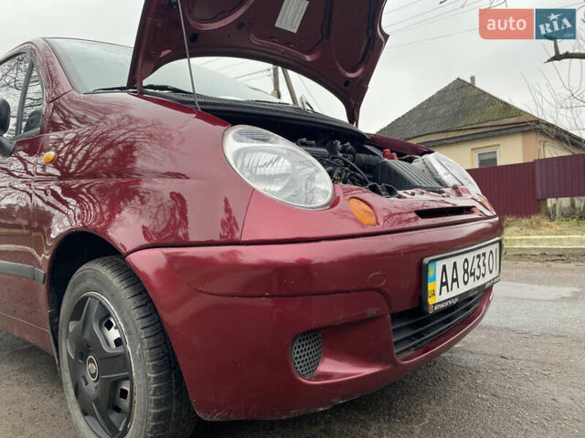 Червоний Деу Матіз, об'ємом двигуна 0.8 л та пробігом 88 тис. км за 2100 $, фото 6 на Automoto.ua