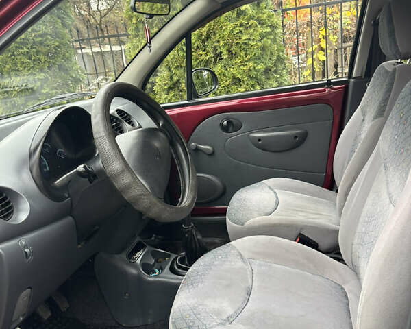 Красный Дэу Матиз, объемом двигателя 0.8 л и пробегом 91 тыс. км за 1900 $, фото 14 на Automoto.ua