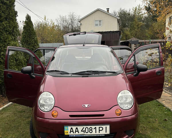 Красный Дэу Матиз, объемом двигателя 0.8 л и пробегом 91 тыс. км за 1900 $, фото 1 на Automoto.ua