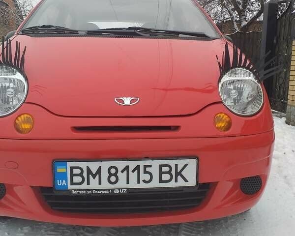 Красный Дэу Матиз, объемом двигателя 0.8 л и пробегом 21 тыс. км за 3200 $, фото 1 на Automoto.ua