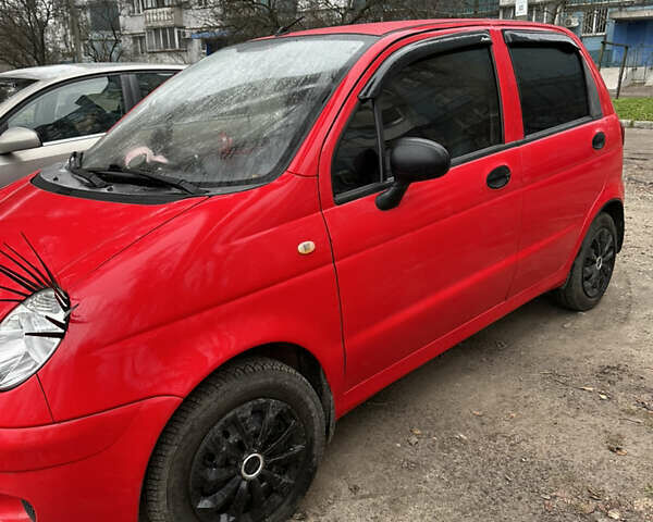 Красный Дэу Матиз, объемом двигателя 0.8 л и пробегом 46 тыс. км за 3196 $, фото 1 на Automoto.ua