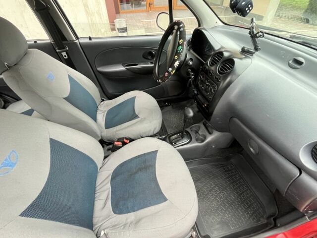 Красный Дэу Матиз, объемом двигателя 0.8 л и пробегом 129 тыс. км за 2650 $, фото 5 на Automoto.ua