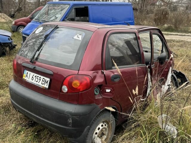 Красный Дэу Матиз, объемом двигателя 0.8 л и пробегом 160 тыс. км за 500 $, фото 3 на Automoto.ua