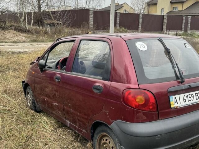 Красный Дэу Матиз, объемом двигателя 0.8 л и пробегом 160 тыс. км за 500 $, фото 5 на Automoto.ua