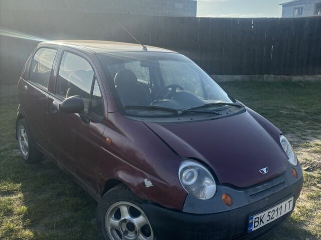 Красный Дэу Матиз, объемом двигателя 0.8 л и пробегом 78 тыс. км за 1800 $, фото 2 на Automoto.ua