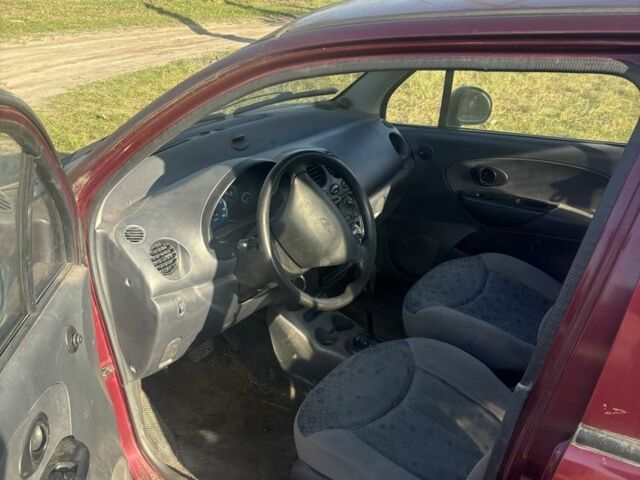 Красный Дэу Матиз, объемом двигателя 0.8 л и пробегом 78 тыс. км за 1800 $, фото 6 на Automoto.ua