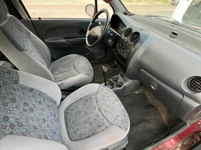 Красный Дэу Матиз, объемом двигателя 0.8 л и пробегом 78 тыс. км за 1800 $, фото 1 на Automoto.ua