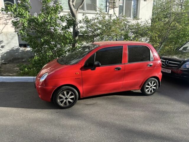 Красный Дэу Матиз, объемом двигателя 0.8 л и пробегом 152 тыс. км за 3000 $, фото 1 на Automoto.ua