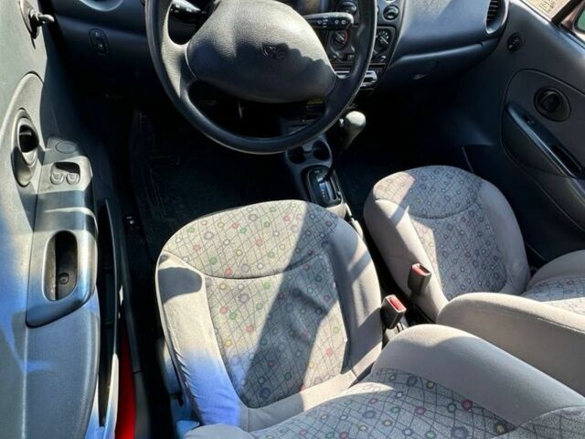 Красный Дэу Матиз, объемом двигателя 0.8 л и пробегом 100 тыс. км за 3000 $, фото 14 на Automoto.ua