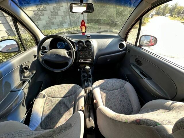 Красный Дэу Матиз, объемом двигателя 0.8 л и пробегом 100 тыс. км за 3000 $, фото 17 на Automoto.ua