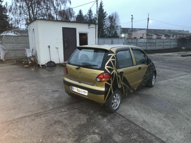 Жовтий Деу Матіз, об'ємом двигуна 0.8 л та пробігом 200 тис. км за 1585 $, фото 2 на Automoto.ua