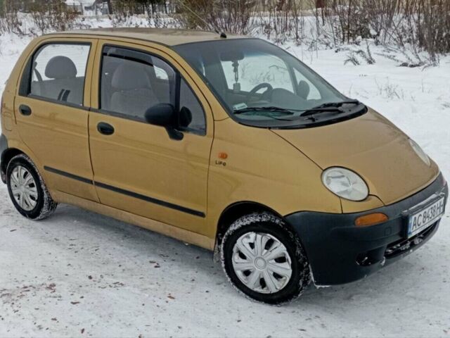 Желтый Дэу Матиз, объемом двигателя 0.8 л и пробегом 100 тыс. км за 2000 $, фото 6 на Automoto.ua
