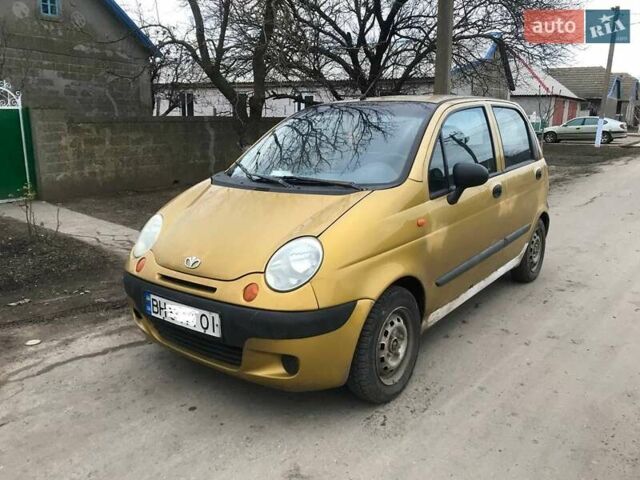 Желтый Дэу Матиз, объемом двигателя 1 л и пробегом 213 тыс. км за 1500 $, фото 3 на Automoto.ua