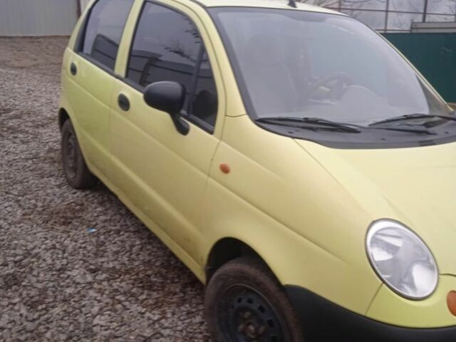 Жовтий Деу Матіз, об'ємом двигуна 0 л та пробігом 8 тис. км за 1210 $, фото 4 на Automoto.ua