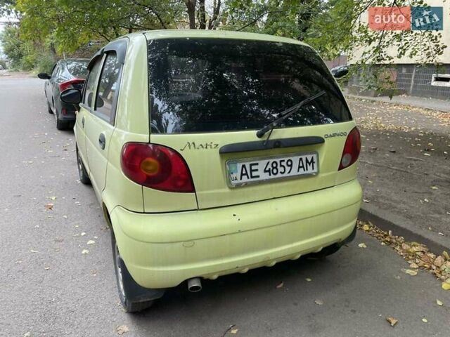 Желтый Дэу Матиз, объемом двигателя 0.8 л и пробегом 84 тыс. км за 2000 $, фото 3 на Automoto.ua