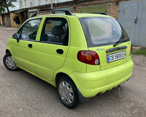 Желтый Дэу Матиз, объемом двигателя 0.8 л и пробегом 78 тыс. км за 1500 $, фото 3 на Automoto.ua