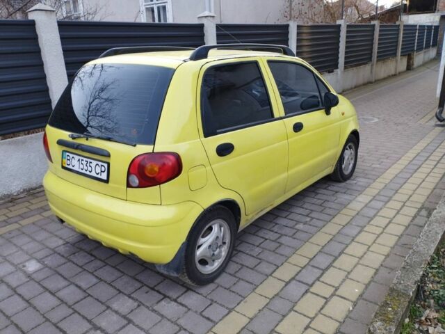 Жовтий Деу Матіз, об'ємом двигуна 0.8 л та пробігом 156 тис. км за 2200 $, фото 2 на Automoto.ua