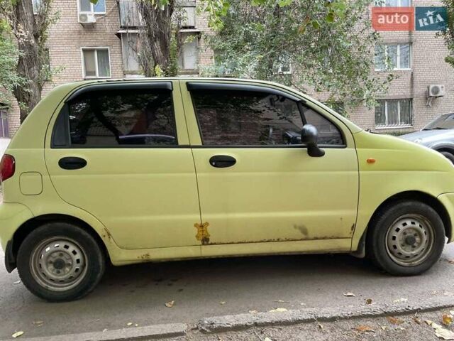 Желтый Дэу Матиз, объемом двигателя 0.8 л и пробегом 84 тыс. км за 2000 $, фото 2 на Automoto.ua