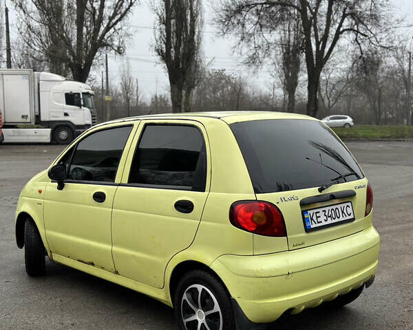 Жовтий Деу Матіз, об'ємом двигуна 0.77 л та пробігом 186 тис. км за 2400 $, фото 5 на Automoto.ua