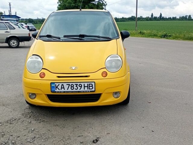 Желтый Дэу Матиз, объемом двигателя 1 л и пробегом 39 тыс. км за 2000 $, фото 2 на Automoto.ua