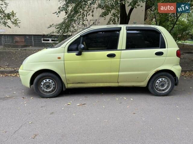 Желтый Дэу Матиз, объемом двигателя 0.8 л и пробегом 84 тыс. км за 2000 $, фото 1 на Automoto.ua