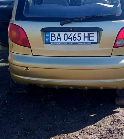 Желтый Дэу Матиз, объемом двигателя 0.8 л и пробегом 0 тыс. км за 1650 $, фото 3 на Automoto.ua