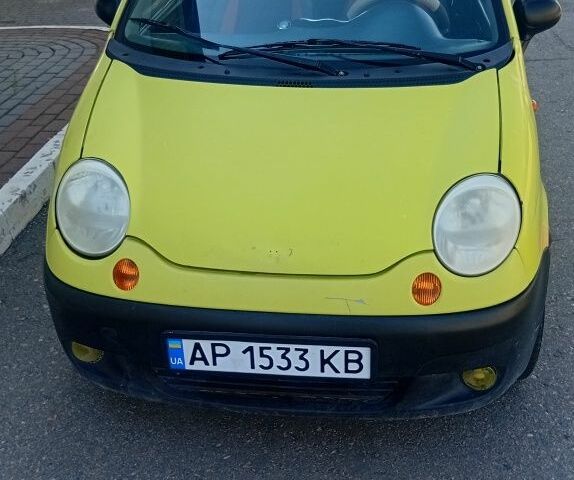 Желтый Дэу Матиз, объемом двигателя 0 л и пробегом 130 тыс. км за 1600 $, фото 2 на Automoto.ua