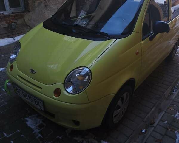 Жовтий Деу Матіз, об'ємом двигуна 0.8 л та пробігом 102 тис. км за 1600 $, фото 1 на Automoto.ua