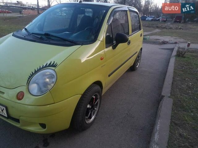 Желтый Дэу Матиз, объемом двигателя 0.8 л и пробегом 138 тыс. км за 2800 $, фото 32 на Automoto.ua