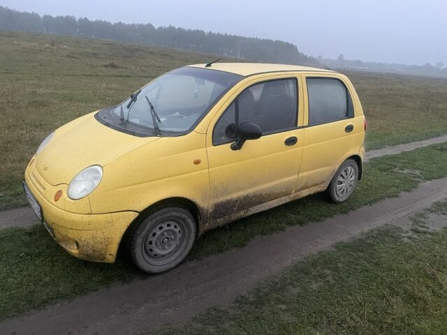 Жовтий Деу Матіз, об'ємом двигуна 0.8 л та пробігом 198 тис. км за 600 $, фото 1 на Automoto.ua