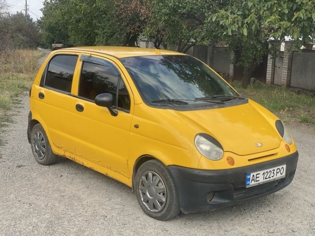 Жовтий Деу Матіз, об'ємом двигуна 0.8 л та пробігом 118 тис. км за 1250 $, фото 2 на Automoto.ua