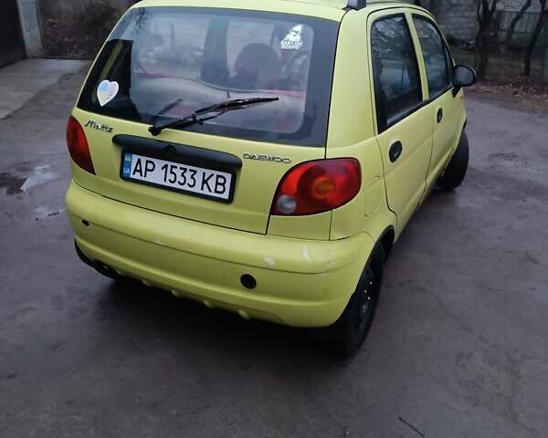 Жовтий Деу Матіз, об'ємом двигуна 0.8 л та пробігом 143 тис. км за 2300 $, фото 3 на Automoto.ua