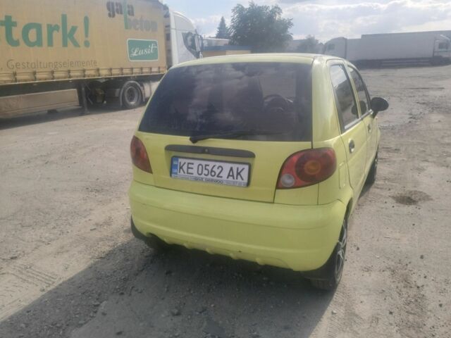 Жовтий Деу Матіз, об'ємом двигуна 0.8 л та пробігом 170 тис. км за 3200 $, фото 3 на Automoto.ua