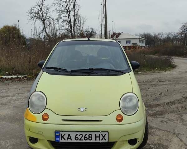 Желтый Дэу Матиз, объемом двигателя 0.8 л и пробегом 50 тыс. км за 2600 $, фото 7 на Automoto.ua