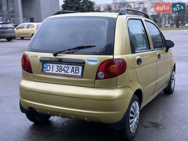 Желтый Дэу Матиз, объемом двигателя 0.8 л и пробегом 115 тыс. км за 1950 $, фото 15 на Automoto.ua