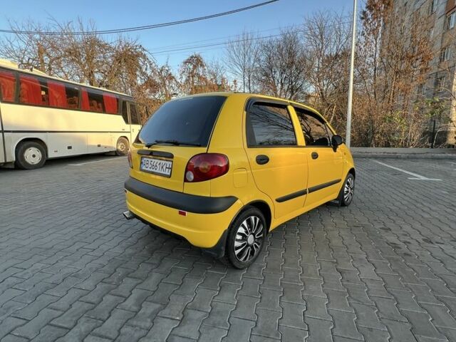Желтый Дэу Матиз, объемом двигателя 0.8 л и пробегом 93 тыс. км за 2999 $, фото 4 на Automoto.ua