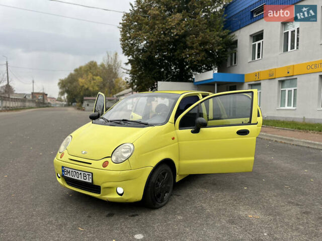 Желтый Дэу Матиз, объемом двигателя 0.8 л и пробегом 120 тыс. км за 2400 $, фото 14 на Automoto.ua