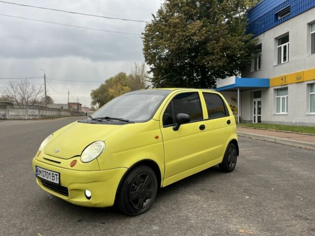 Желтый Дэу Матиз, объемом двигателя 0.8 л и пробегом 115 тыс. км за 2400 $, фото 1 на Automoto.ua