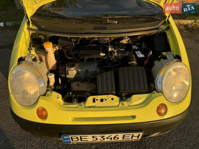 Жовтий Деу Матіз, об'ємом двигуна 0.8 л та пробігом 140 тис. км за 1500 $, фото 3 на Automoto.ua
