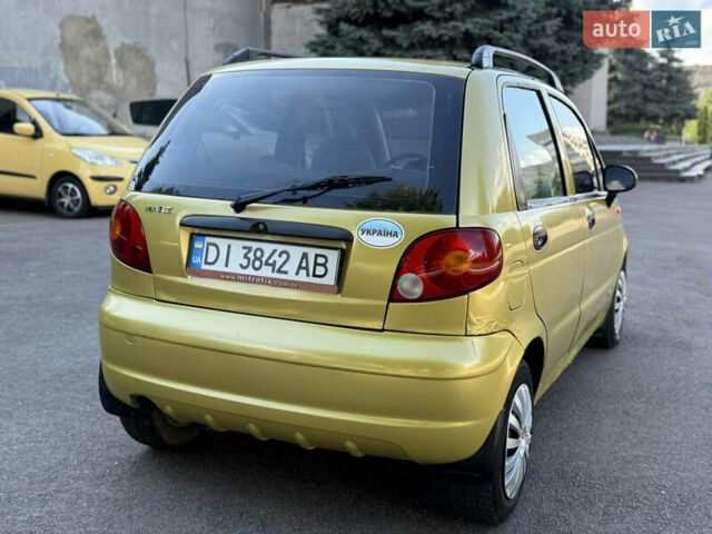 Желтый Дэу Матиз, объемом двигателя 0.8 л и пробегом 112 тыс. км за 2499 $, фото 18 на Automoto.ua