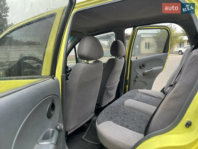 Желтый Дэу Матиз, объемом двигателя 0.8 л и пробегом 120 тыс. км за 2400 $, фото 24 на Automoto.ua