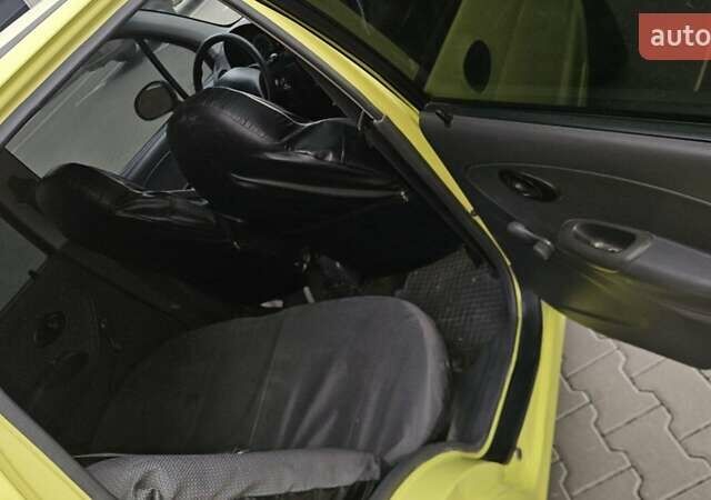 Желтый Дэу Матиз, объемом двигателя 0.8 л и пробегом 132 тыс. км за 2750 $, фото 8 на Automoto.ua