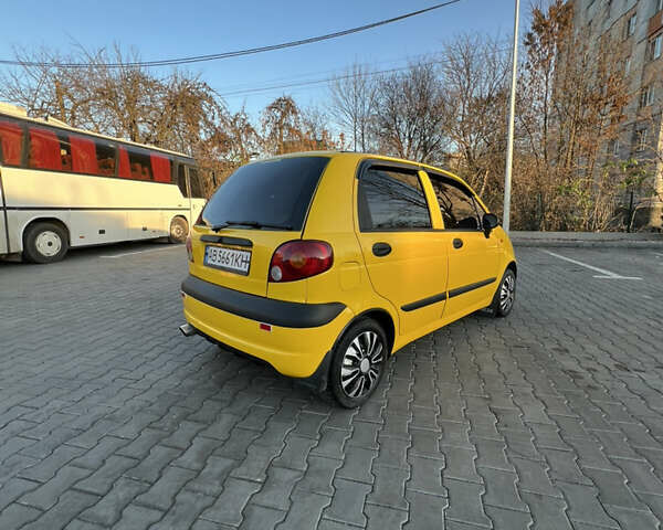 Желтый Дэу Матиз, объемом двигателя 0.8 л и пробегом 90 тыс. км за 2999 $, фото 5 на Automoto.ua