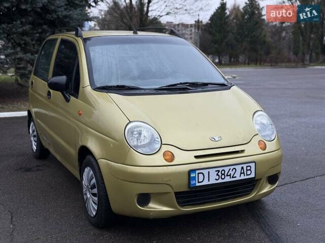 Желтый Дэу Матиз, объемом двигателя 0.8 л и пробегом 115 тыс. км за 1950 $, фото 9 на Automoto.ua