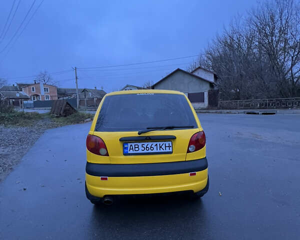 Желтый Дэу Матиз, объемом двигателя 0.8 л и пробегом 93 тыс. км за 2999 $, фото 6 на Automoto.ua
