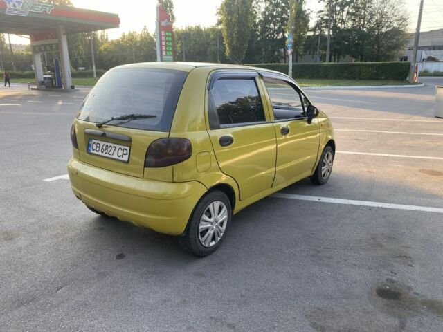 Желтый Дэу Матиз, объемом двигателя 0.8 л и пробегом 180 тыс. км за 1600 $, фото 1 на Automoto.ua