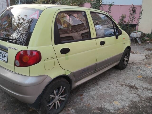 Желтый Дэу Матиз, объемом двигателя 0 л и пробегом 1 тыс. км за 2700 $, фото 4 на Automoto.ua