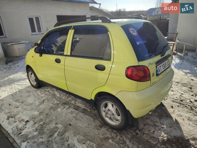 Желтый Дэу Матиз, объемом двигателя 0.8 л и пробегом 5 тыс. км за 2800 $, фото 9 на Automoto.ua