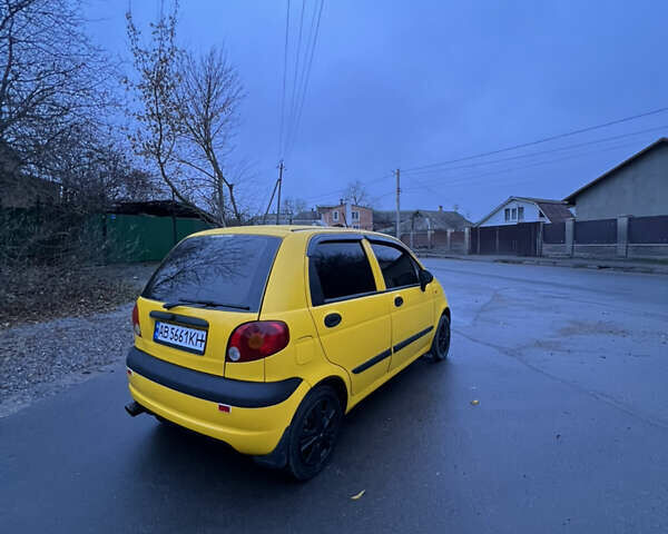 Желтый Дэу Матиз, объемом двигателя 0.8 л и пробегом 93 тыс. км за 2999 $, фото 7 на Automoto.ua